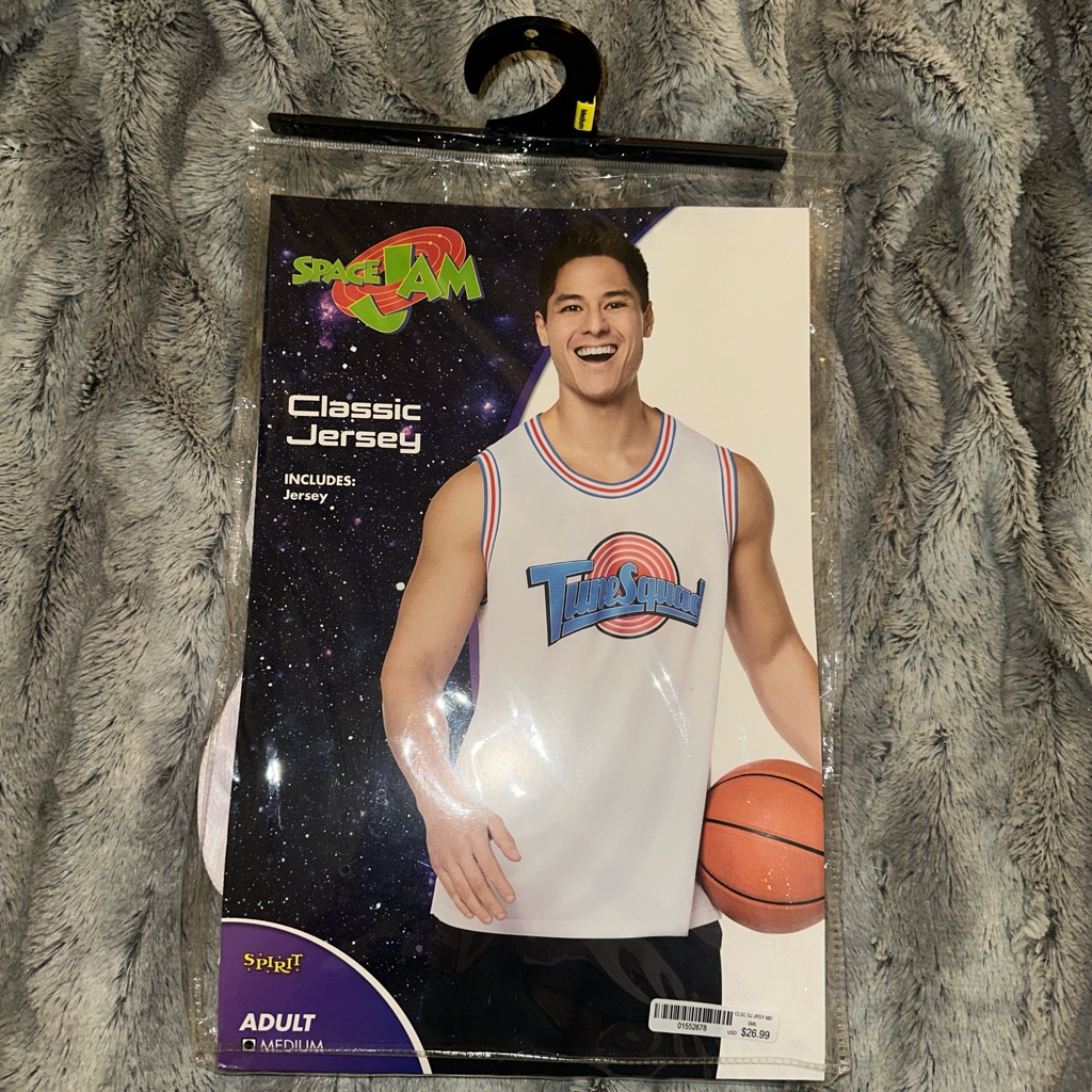 Brand New Adults Medium Looney Tunes Space Jam Basketball Jersey